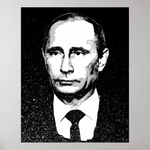 Vladamir Putin Ansikte Poster