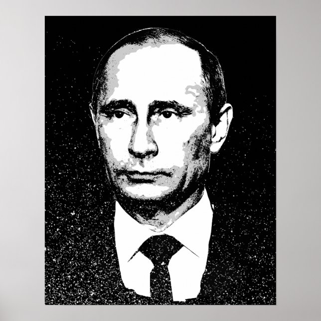 Vladamir Putin Ansikte Poster (Framsidan)
