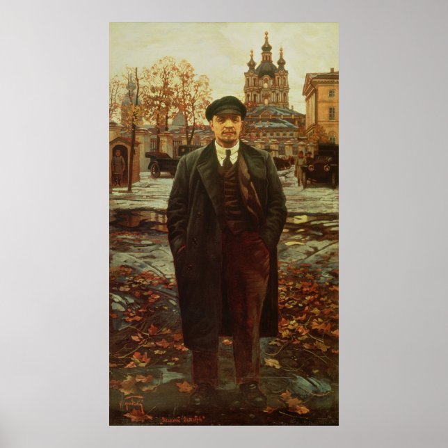 Vladimir Ilyich Lenin i Smolny, 19.25 Poster (Framsidan)