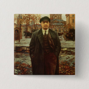 Vladimir Ilyich Lenin på Smolny, c.1925 Knapp