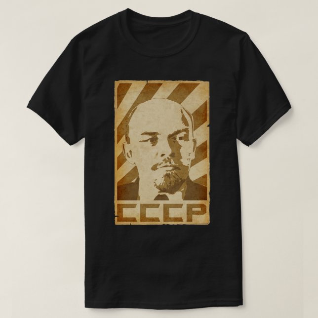 Vladimir Lenin CCCP Propaganda T Shirt (Design framsida)