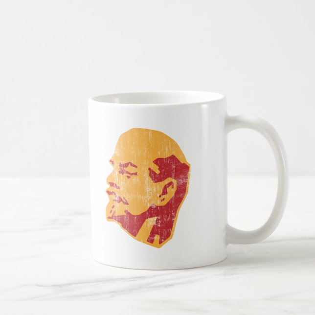 Vladimir Lenin cccpporträtt Kaffemugg (Höger)