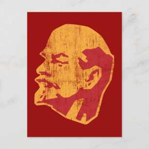 vladimir lenin ccp porträtt vykort