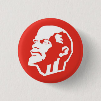 Vladimir Lenin Head Pin Badge Knapp