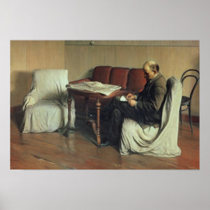 Vladimir Lenin i Smolny, 1930 Poster