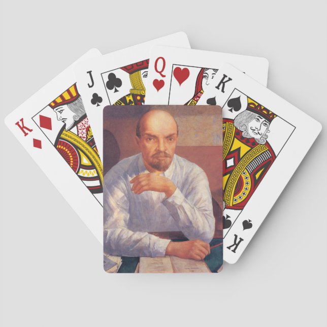 Vladimir Lenin (kommunisthistorien) Casinokort (Baksidan)