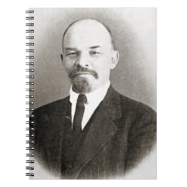 Vladimir Lenin Porträtt Anteckningsbok (Framsidan)