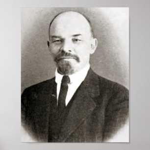 Vladimir Lenin Porträtt Poster