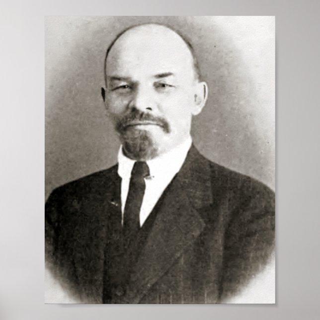 Vladimir Lenin Porträtt Poster (Framsidan)