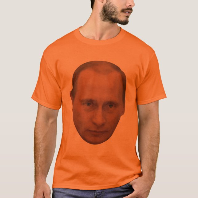 Vladimir Putin ANSIKTE T Shirt (Framsida)