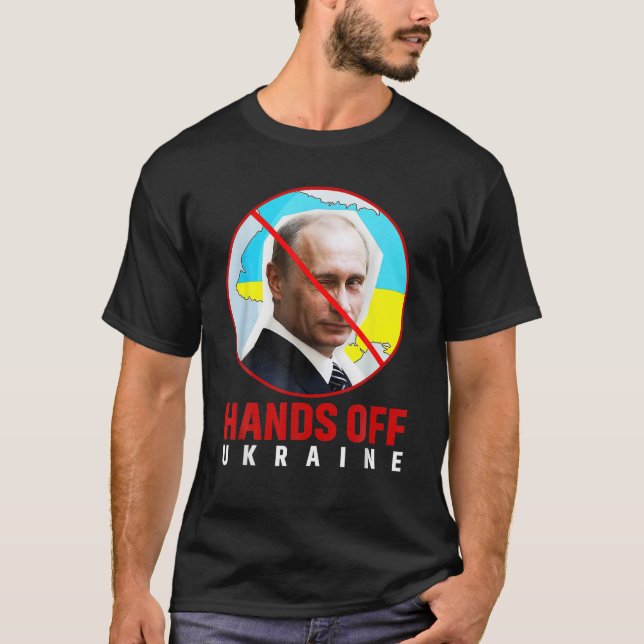 Vladimir Putin, Händer utanför Ukraina T Shirt (Framsida)