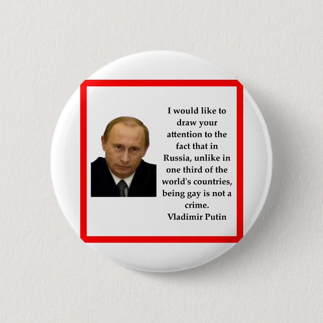 Vladimir Putin Knapp (Framsida)