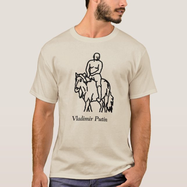 Vladimir Putin - kung av cossacksna Tee (Framsida)