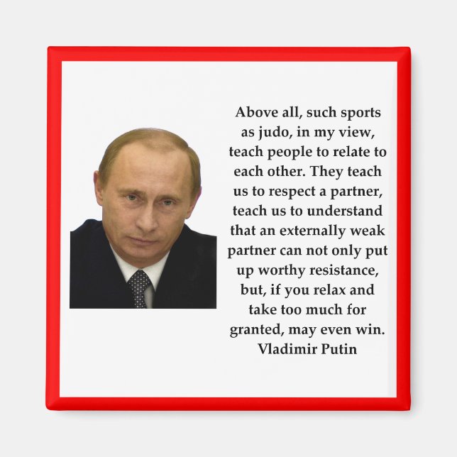 Vladimir Putin Magnet (Framsidan)