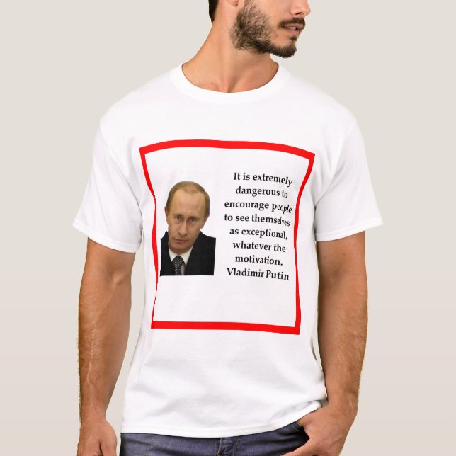 Vladimir Putin T Shirt (Framsida)