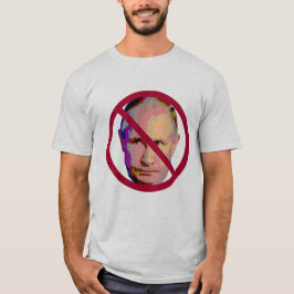 Vladimir Putin tillät inte rödcirkel och slash T Shirt