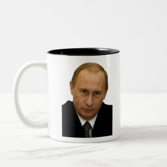 Vladimir Putin Två-Tonad Mugg (Vänster)