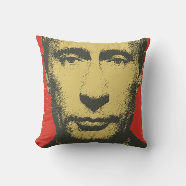 Vladimir Putin Utomhuskudde (Framsida)