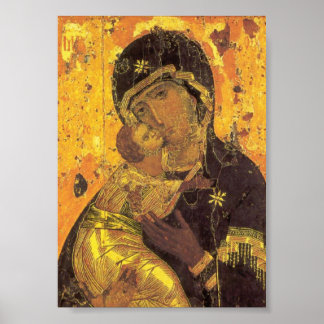 Vladimir Theotokos Poster