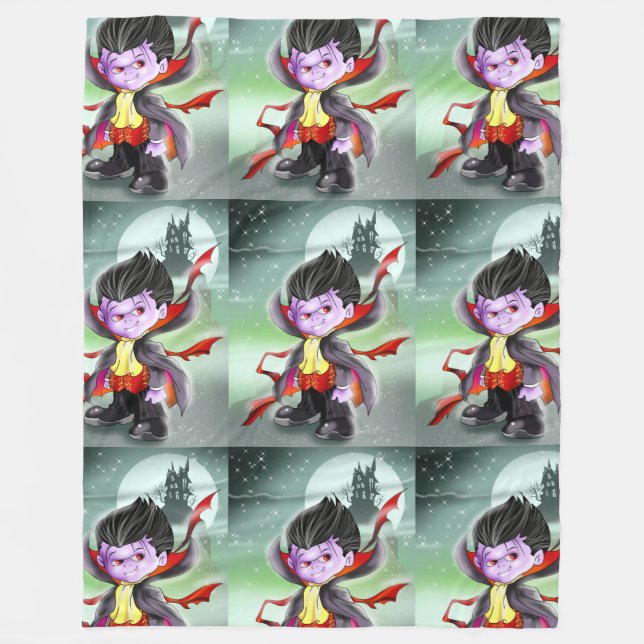 Vladimir Vampire Blanket Fleecefilt (Framsidan)