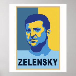 Vladimir Zelensky - Jag står för Ukraina Poster