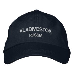 Vladivostok Russ Anpassningsbar Baseball Hat Broderad Keps