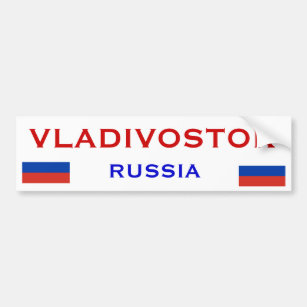 Vladivostok* Ryssland bildekal