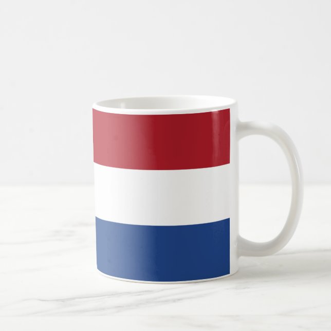 Vlag skåpbil Nederland - flagga av Nederländerna Kaffemugg (Höger)