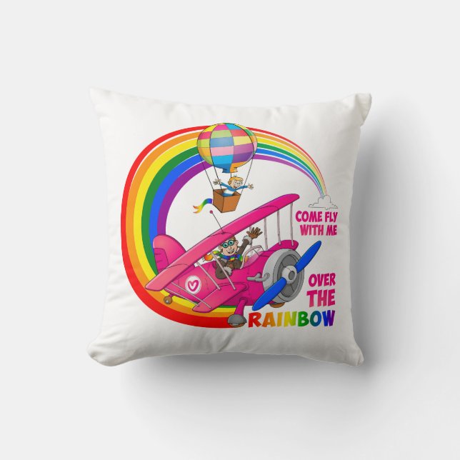 Vlieg met me me over de regenboog. kudde (Framsida)