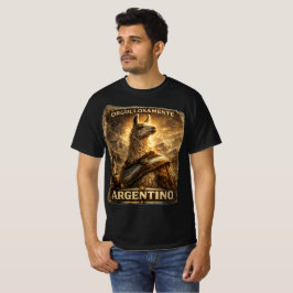 VLLC Orgullosamente Argentino Llama Mate Patriotic T Shirt