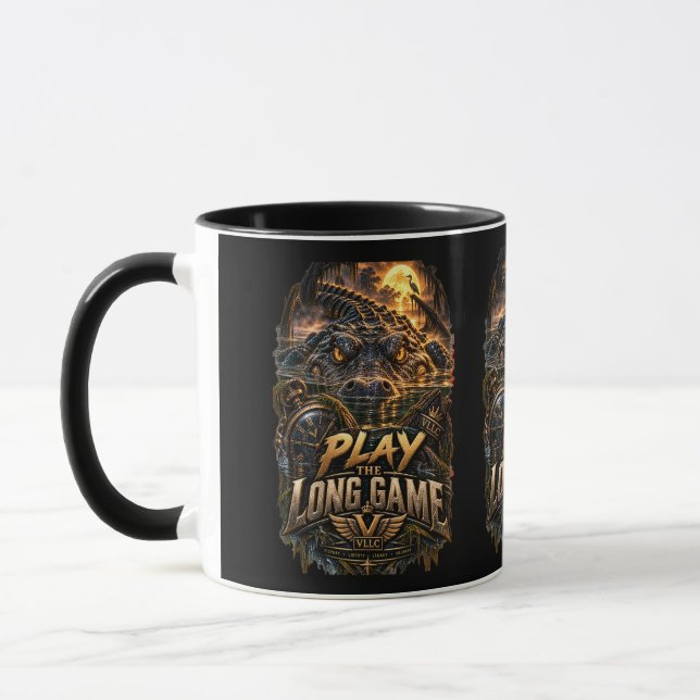 VLLC Play The Long Game Entrepreneur Motivation Co Mugg (Vänster)