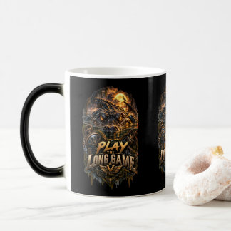 VLLC Play The Long Game Motivation Crocodile Graph Magisk Mugg