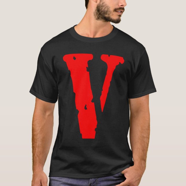 Vlone Red bestsales 2020/2021 T Shirt (Framsida)