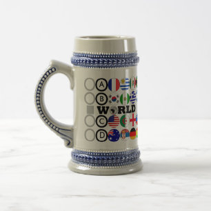 Vm 2010 Flaggor Group Stein Mugg