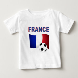 vm 2010 för frankrikefotbollfotboll tee shirt