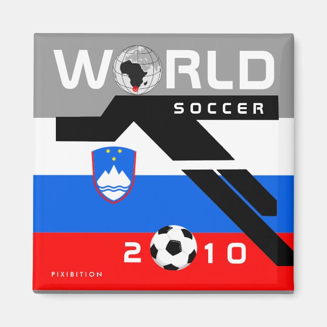 Vm 2010 Slovenien Magnet (Framsidan)