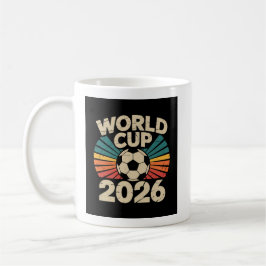 VM 2026 ⚽ – Fotbollsfan Global Football Kaffemugg