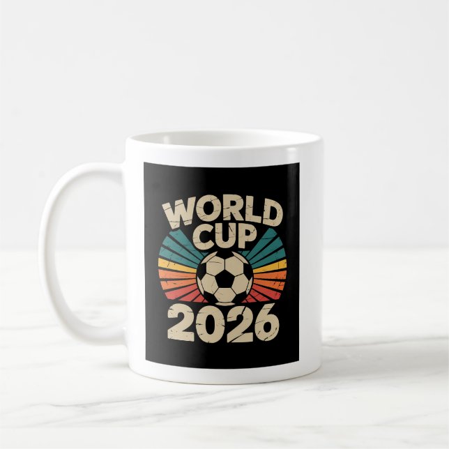 VM 2026 ⚽ – Fotbollsfan Global Football Kaffemugg (Vänster)