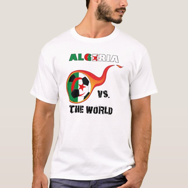 vm - Algeriet mot världen Tee Shirt (Framsida)