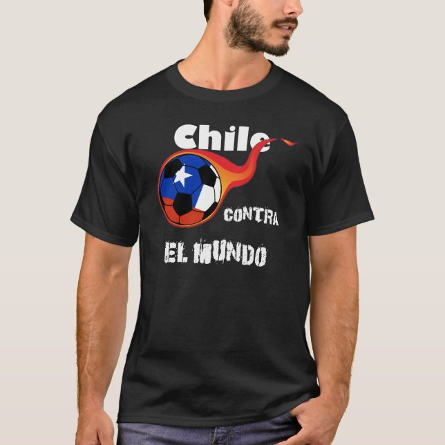 vm - Chile mot världen T Shirt (Framsida)