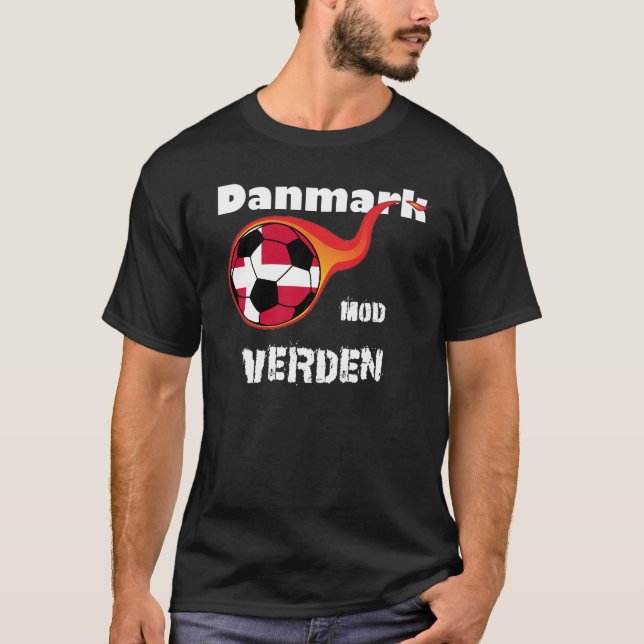 vm - Danmark kontra världen T-shirt (Framsida)