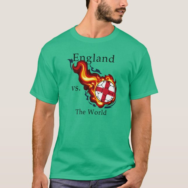 vm - England mot världen T Shirt (Framsida)