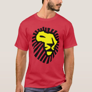 Vm, fotboll, syd Afrika 2010 Lejon Röd T Shirt