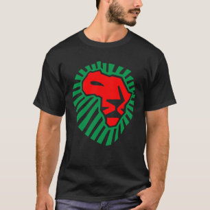 Vm, fotboll, syd Afrika 2010, Lejon svart T Shirt