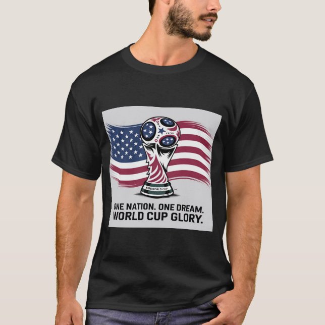 VM-gloria – USA-fotbollströja T Shirt (Framsida)