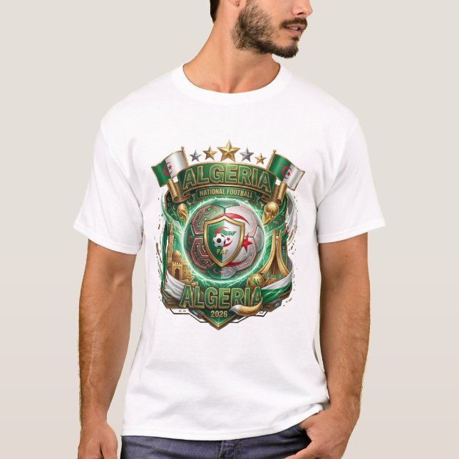 VM i fotboll 2026 - Algeriet T Shirt (Framsida)