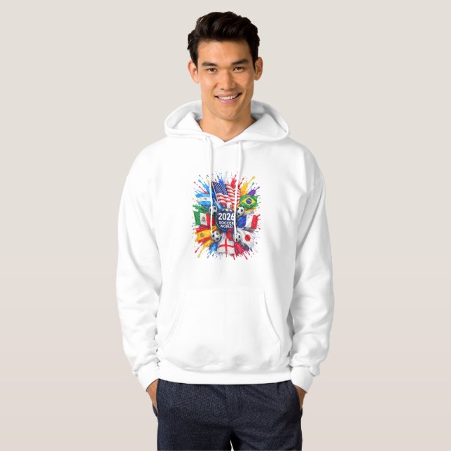 VM i fotboll 2026 Hoodie (Hel framsida)
