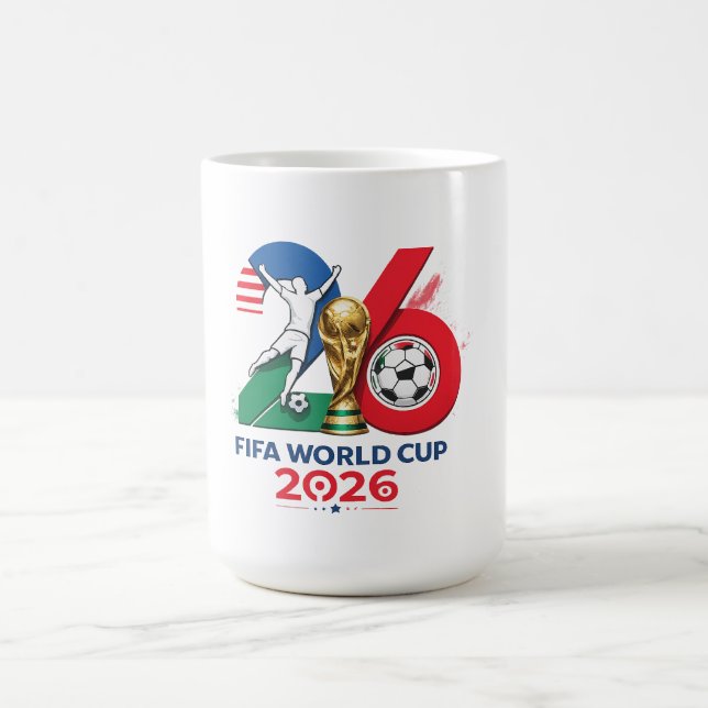 VM i fotboll 2026 Kaffemugg (Center)