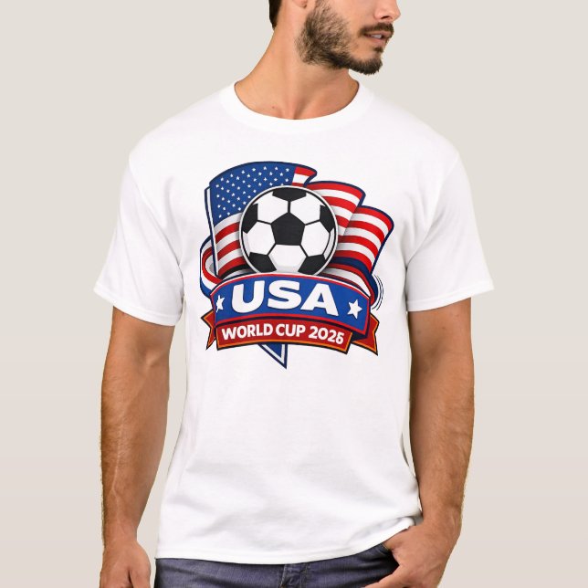 VM i fotboll USA 2026 T Shirt (Framsida)
