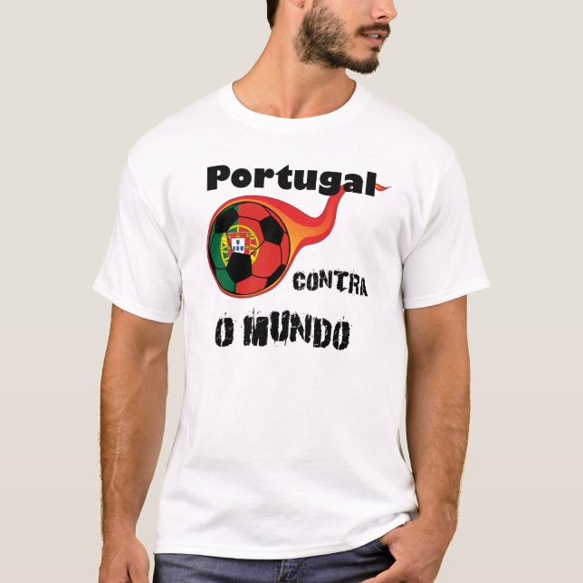 vm - Portugal mot världen T-shirt (Framsida)